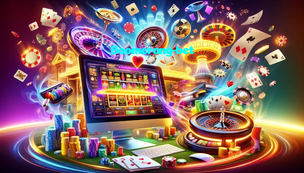 Boomerang-bet casino presented on mobile device in Pakistan with slots and live games